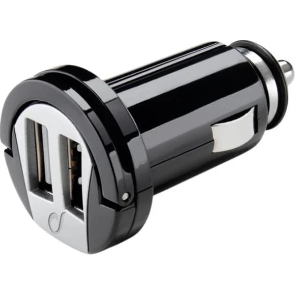 Cargador coche 2 usb 10w negro CELLULAR LINE, 1 ud - 1 ud - Imagen del producto en Findit