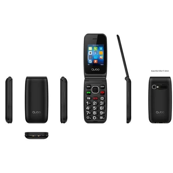 Teléfono móvil libre negro, Neo 2NW QUBO - 1 ud - Imagen del producto en Findit