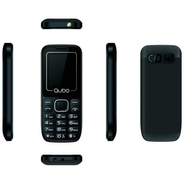Teléfono móvil libre negro, P-180 QUBO - 180 ud - Imagen del producto en Findit