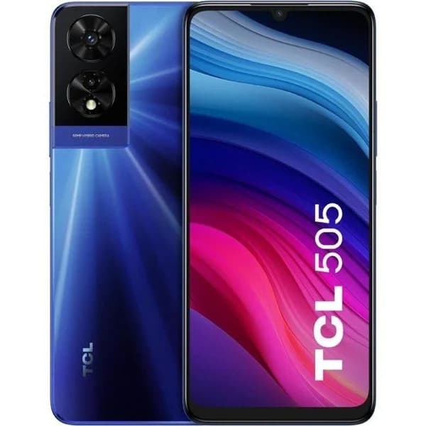 Smartphone libre blue,  6+256 GB 505 TCL - 5010 ud - Imagen del producto en Findit