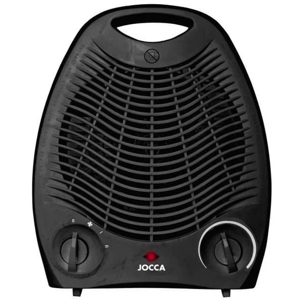 Calefactor eléctrico negro con función ventilador, 2000 W, 2843N JOCCA - 1 ud - Imagen del producto en Findit