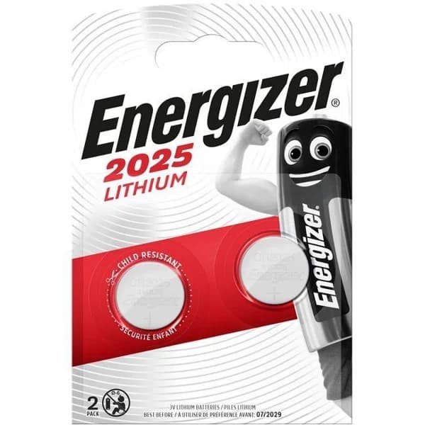 Pila especial botón 2025 ENERGIZER, pack 2 uds - 2 ud - Imagen del producto en Findit