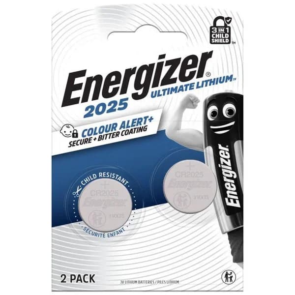 Pila especial botón performance 2025 ENERGIZER, pack 2 uds - 2 ud - Imagen del producto en Findit