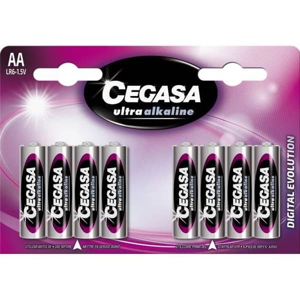 Pila evolution LR06 (AA) CEGASA, pack 8 uds - 8 ud - Imagen del producto en Findit