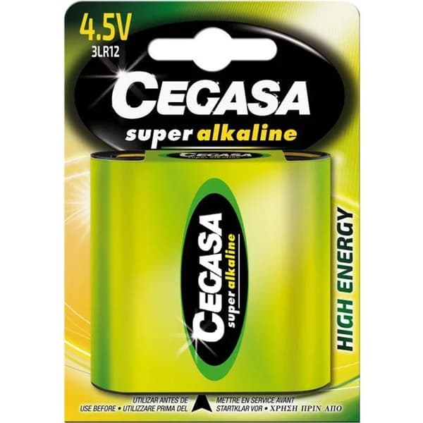 Pila super alcalina 3LR12 (4,5V) CEGASA, pack 1 ud - 1 ud - Imagen del producto en Findit