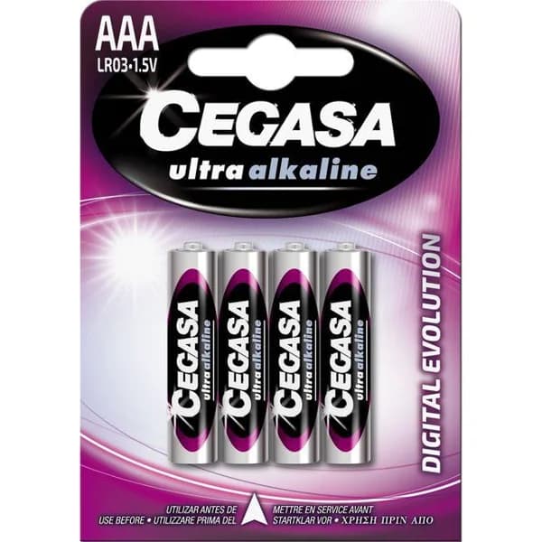 Pila evolution LR03 (AAA) CEGASA, pack 4 uds - 4 ud - Imagen del producto en Findit