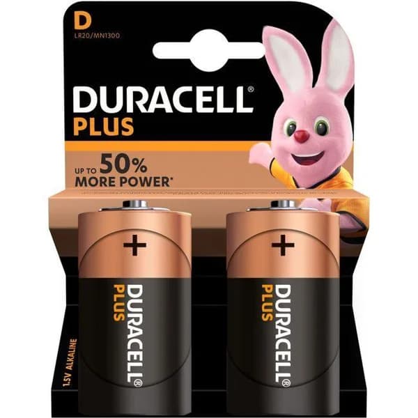 Pila LR20 DURACELL, pack 2 uds - 2 ud - Imagen del producto en Findit