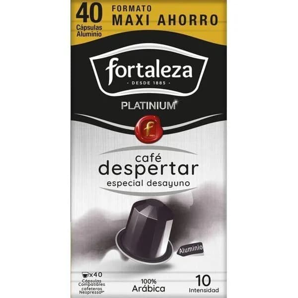 Café platinium compatible Nespresso FORTALEZA, caja 40 uds - 40 ud - Imagen del producto en Findit