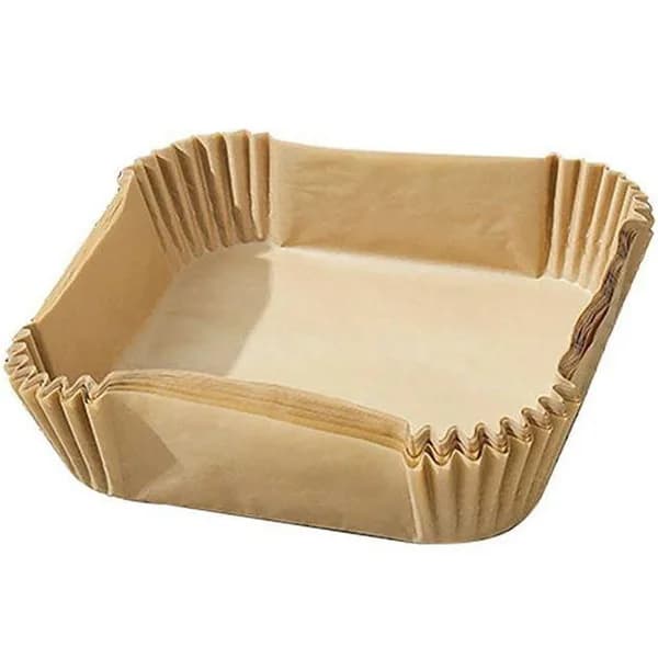 Molde de papel para freidora de aire cuadrado, Ø16-20x4,5 cm ALGON, pack 20 uds - 20 ud - Imagen del producto en Findit