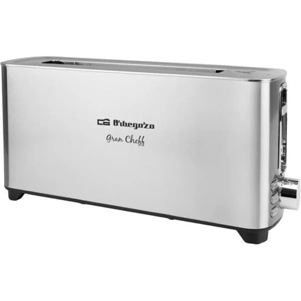 Tostador inox de ranura larga, 900W, TO6030 ORBEGOZO - 1 ud - Imagen del producto en Findit