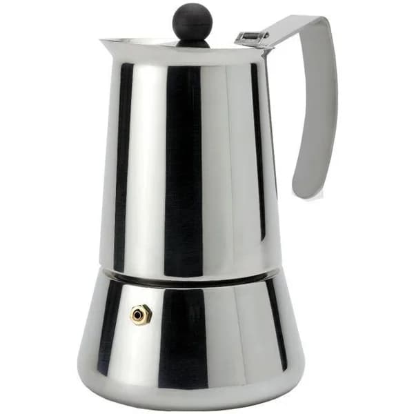 Cafetera Italiana de Acero Inoxidable Eterna, apto para todo tipo de cocinas, MONIX, 10 tazas - 1 ud - Imagen del producto en Findit