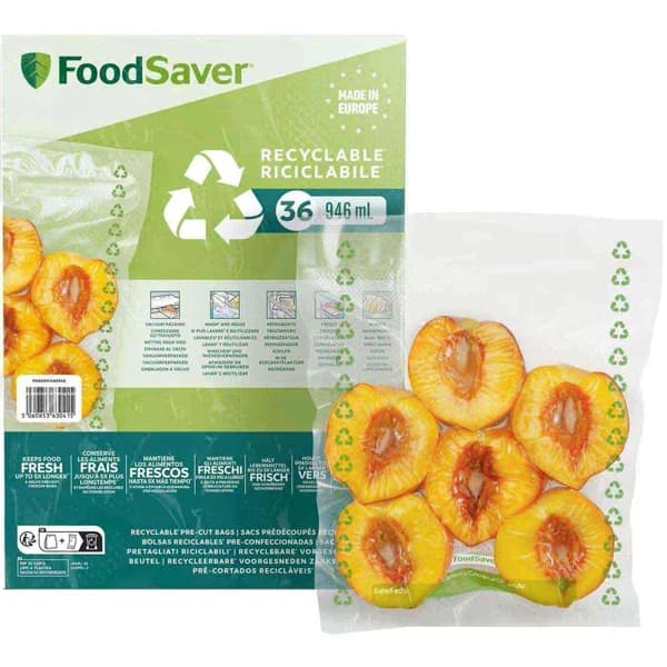 Bolsa de envasado 940 ml, reciclable FSBE4802 FOODSAVER, 36 bolsas - 1 ud - Imagen del producto en Findit