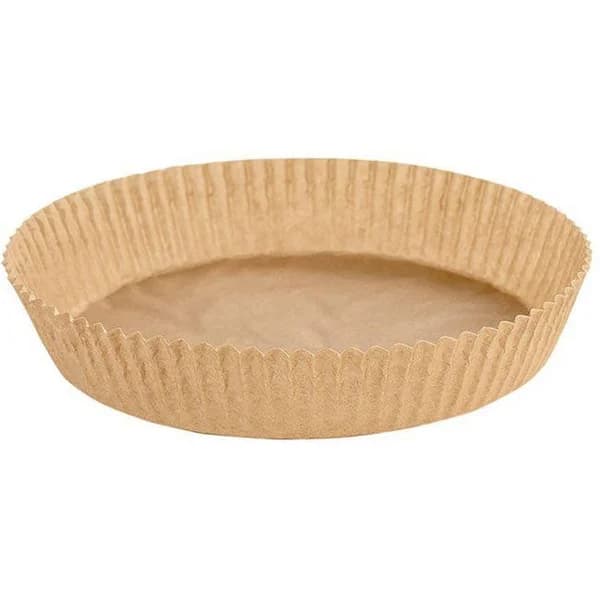 Molde de papel para freidora de aire redondo, Ø20-24x 4.5 cm ALGON, pack 20 uds - 1 ud - Imagen del producto en Findit