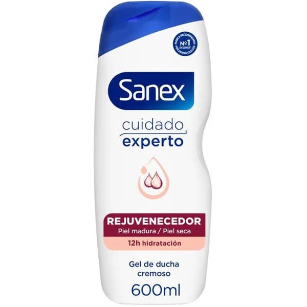 Gel de ducha rejuvenecedor SANEX, bote 600 ml - 0.6 l - Imagen del producto en Findit