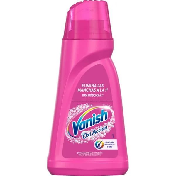 Quitamanchas gel VANISH ACTIVE OXI PINK, botella 915 ml - 0.92 l - Imagen del producto en Findit