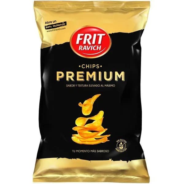 Patatas chips premium FRIT RAVICH, bolsa 160 g - 0.16 kg - Imagen del producto en Findit