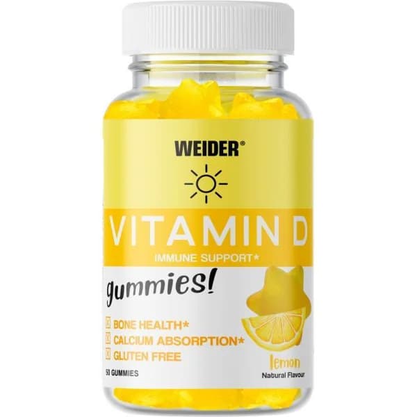 Gummies Vitamin D3 WEIDER, 50 uds, bote 200 g - 1 ud - Imagen del producto en Findit