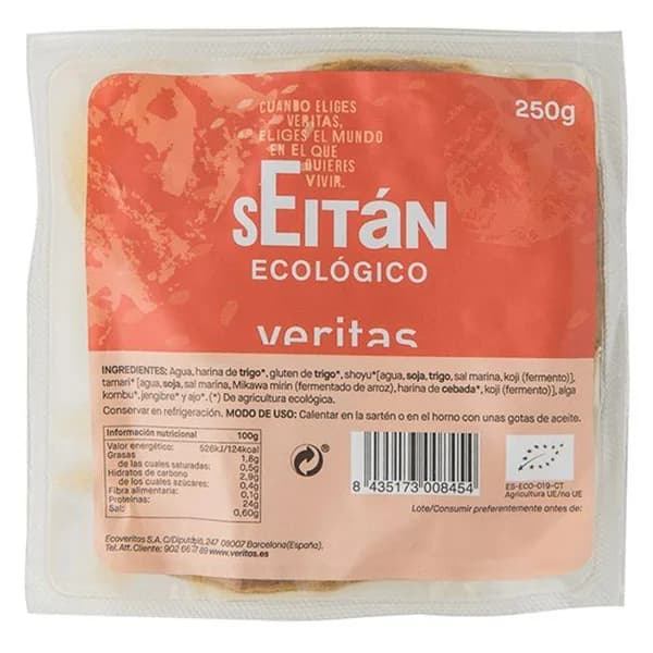 Seitán fresco Eco VERITAS, sobre 250 g - 0.25 kg - Imagen del producto en Findit