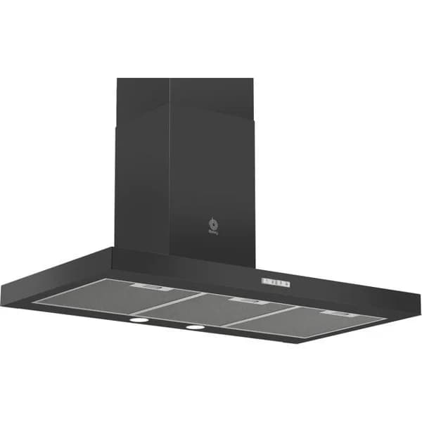 Campana de pared decorativa box 90cm negro 3BC095MN BALAY - 1 ud - Imagen del producto en Findit