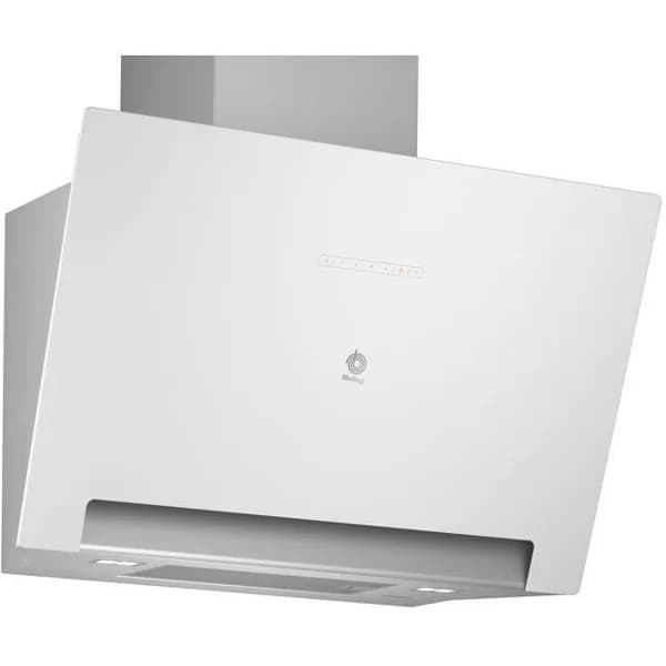 Campana de pared decorativa inclinada de 80 cm cristal blanco 3BC587LB BALAY - 1 ud - Imagen del producto en Findit