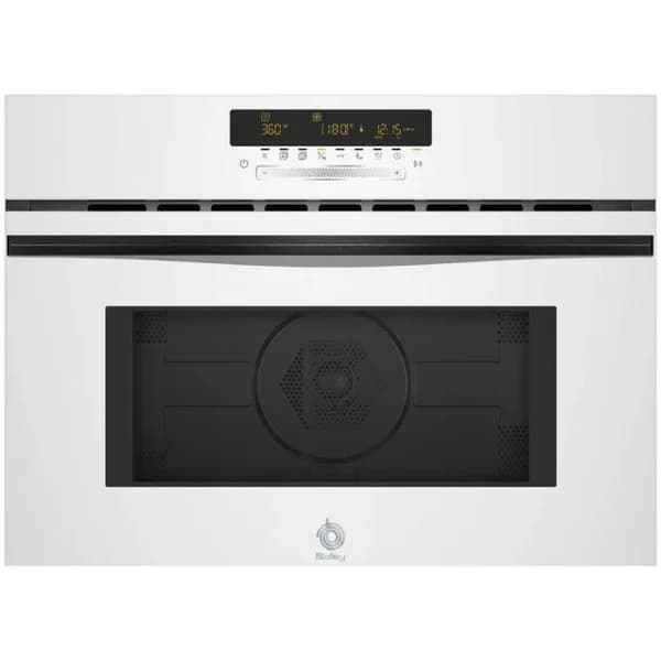 Horno compacto con microondas 60x45 cm cristal blanco 3CW5179B3 BALAY - 3 ud - Imagen del producto en Findit