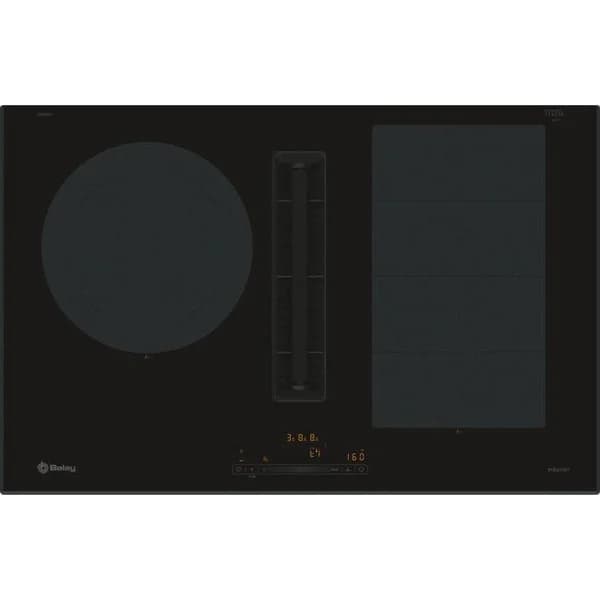 Placa de inducción con extractor integrado de 80 cm sin marco 3EBC989LH BALAY - 1 ud - Imagen del producto en Findit