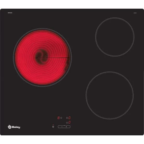 Placa de vitrocerámica de 60 cm negro sin marco 3EB764EN BALAY - 1 ud - Imagen del producto en Findit
