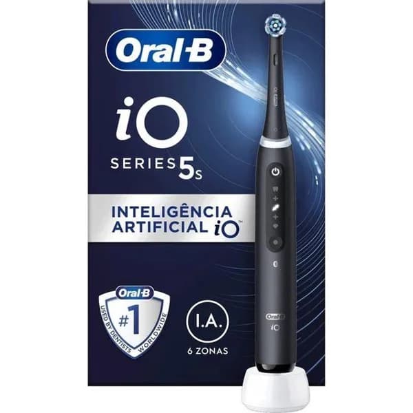 Cepillo de dientes eléctrico iO 5 Negro ORAL-B - 1 ud - Imagen del producto en Findit