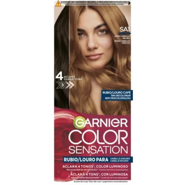 Tinte super aclarante castaño negro COLOR SENSATION, caja 1 ud - 1 ud - Imagen del producto en Findit