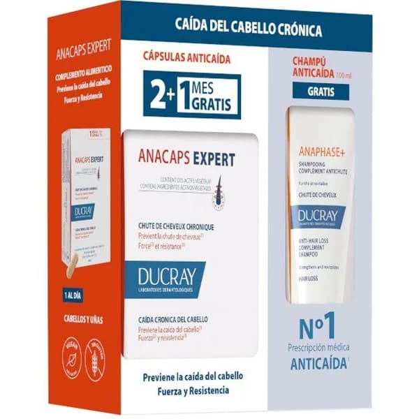 Anacaps Expert en cápsulas DUCRAY, caja 90 uds + Anaphase - 90 ud - Imagen del producto en Findit
