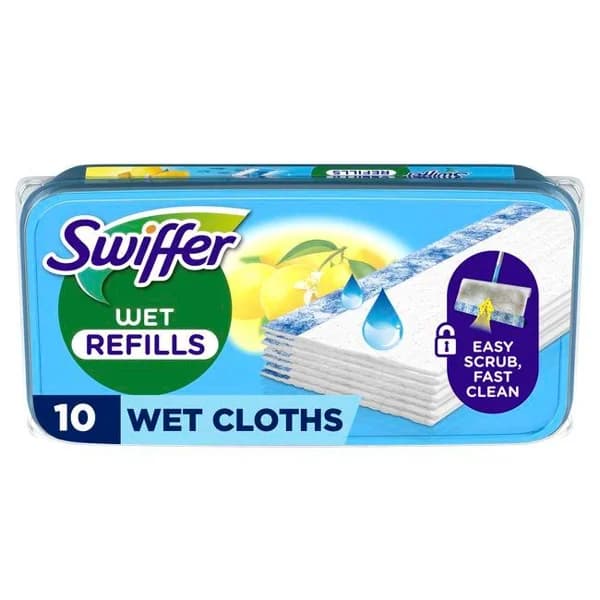 Toallitas húmedas para mopa SWIFFER, recambio 10 uds - 10 ud - Imagen del producto en Findit