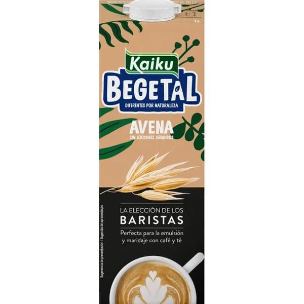 Bebida vegetal de avena barista KAIKU, brik 1 litro - 1 l - Imagen del producto en Findit