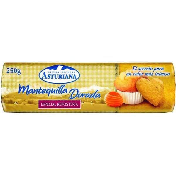 Mantequilla para reposteria ASTURIANA, rulo 250 g - 0.25 kg - Imagen del producto en Findit
