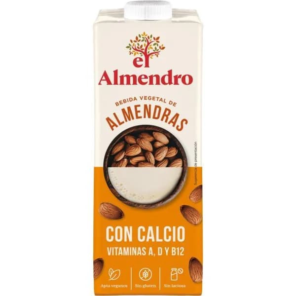 Bebida de almendras EL ALMENDRO, brik 1 litro - 1 l - Imagen del producto en Findit