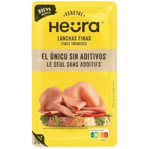 Finas lonchas vegetales HEURA, bandeja 78 g - 1 ud - Imagen del producto en Findit