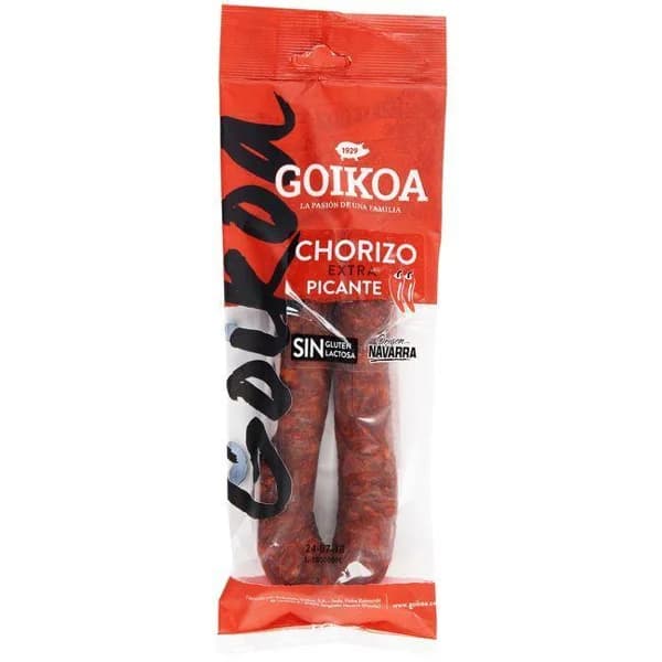 Chorizo picante GOIKOA, sarta 225 g - 1 ud - Imagen del producto en Findit
