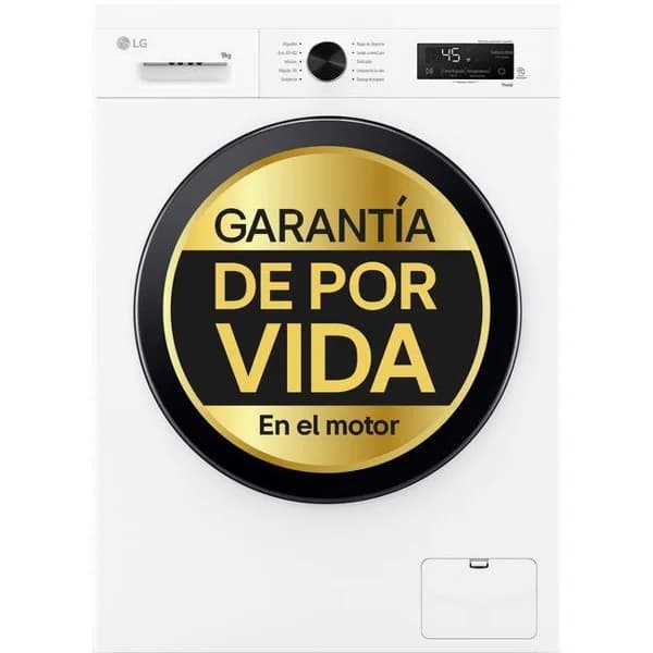 Lavadora de 9kg blanca 1400rpm F4X1009NWK LG - 1 ud - Imagen del producto en Findit