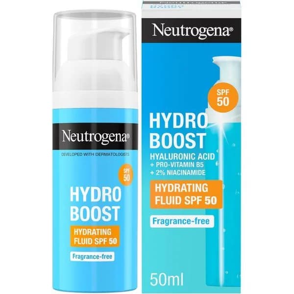 Crema Facial Hydro Boost SPF50 NEUTROGENA, dosificador 50 ml - 0.05 l - Imagen del producto en Findit