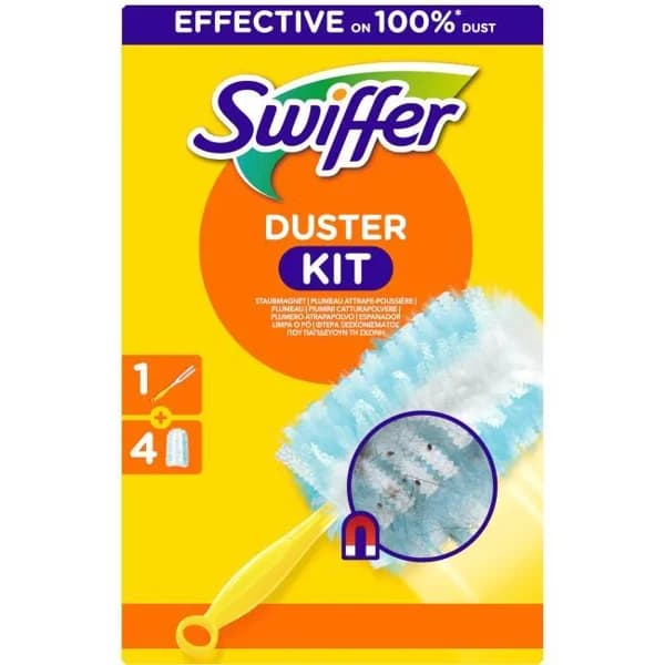 Plumero Starter Kit (1 plumero y 4 recambios) SWIFFER, pack 1 ud - 1 ud - Imagen del producto en Findit