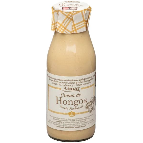 Crema de boletus AIMAR, botella 500 ml - 1 ud - Imagen del producto en Findit