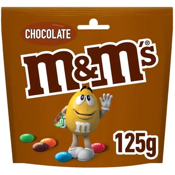Grageas de chocolate M&M'S, bolsa 125 g - 0.12 kg - Imagen del producto en Findit