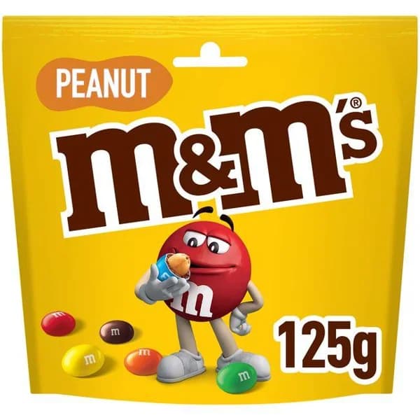 Grageas de cacahuete M&M'S, bolsa 125 g - 0.12 kg - Imagen del producto en Findit