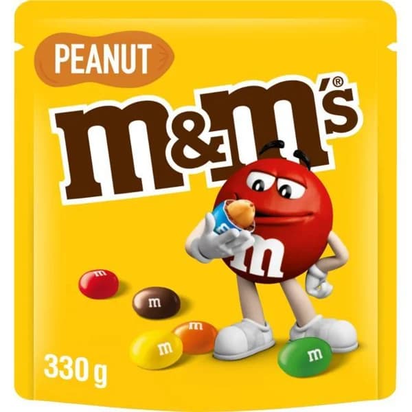 Grageas de cacahuete M&M'S, bolsa 330 g - 0.33 kg - Imagen del producto en Findit