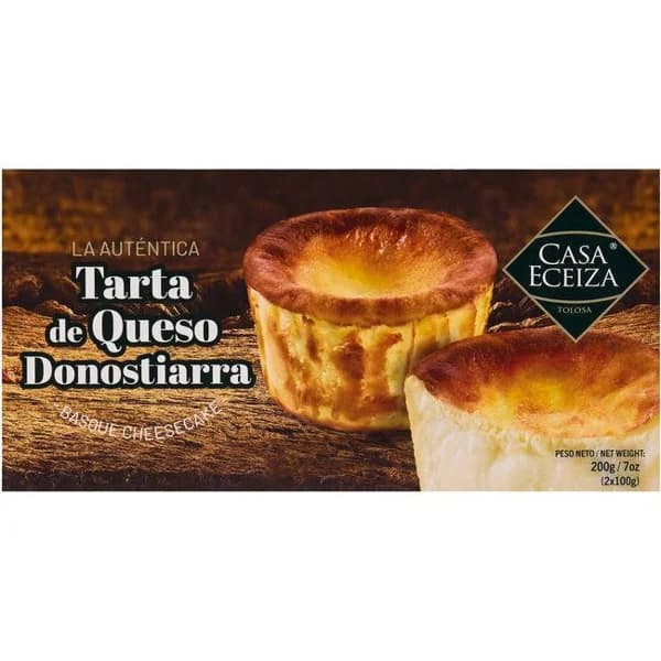 Tarta Donostiarra CASA ECEIZA, caja 200 g - 0.2 kg - Imagen del producto en Findit
