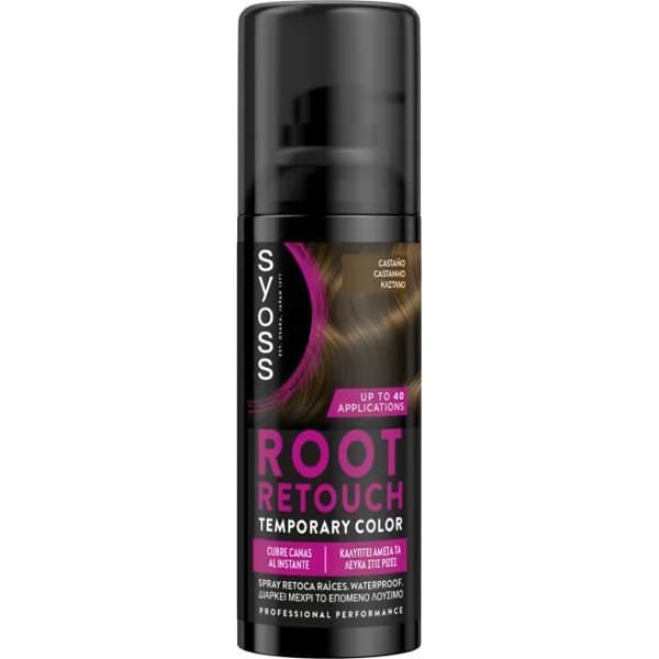 Retoca raíz castaño SYOSS, spray 120 ml - 1 ud - Imagen del producto en Findit