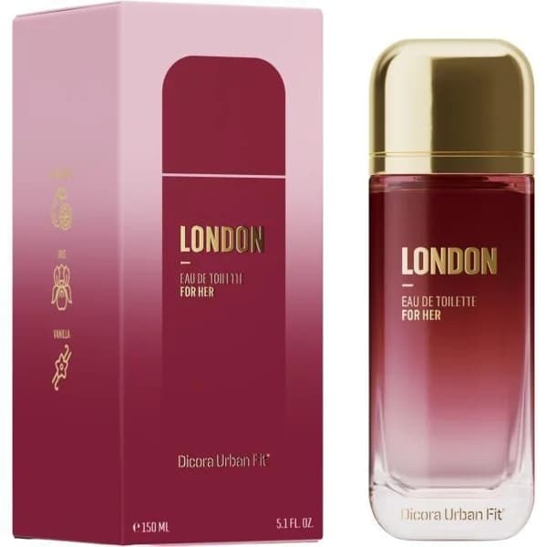 Colonia para mujer London DICORA URBAN FIT, vaporizador 150 ml - 1 ud - Imagen del producto en Findit