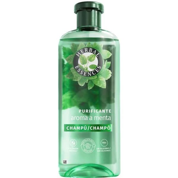 Champú de menta HERBAL ESSENCES, botella 350 ml - 1 ud - Imagen del producto en Findit