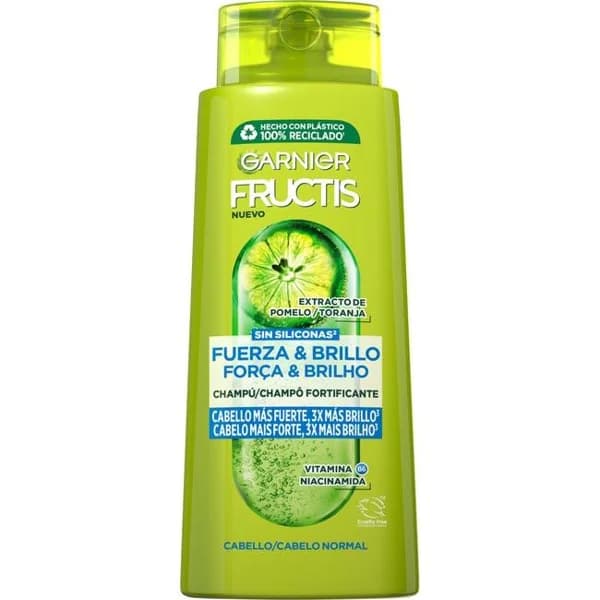 Champú fuerza y brillo 2en1 FRUCTIS, bote 700 ml - 1 ud - Imagen del producto en Findit