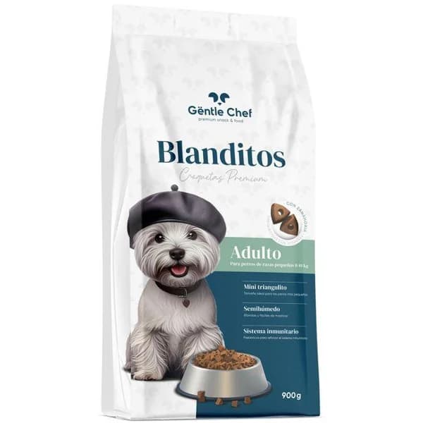 Mini blandito c/ zanahoria perro adulto GËNTLE CHEF, bolsa 900 g - 1 ud - Imagen del producto en Findit