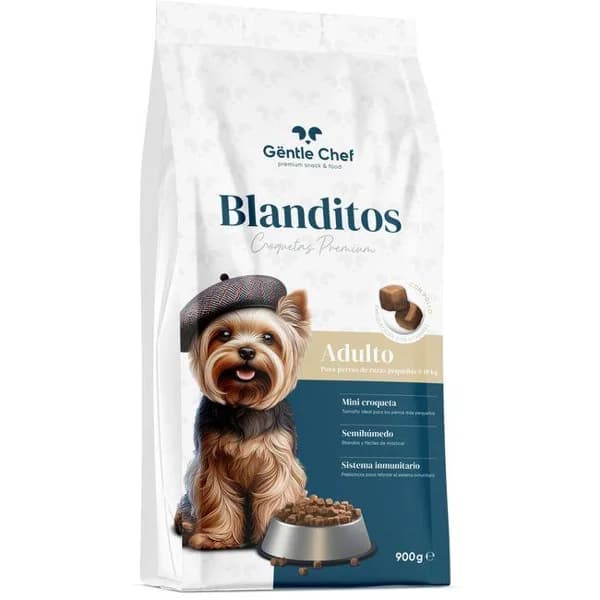 Mini blanditos c/ pollo perro adulto GËNTLE CHEF, bolsa 900 g - 1 ud - Imagen del producto en Findit